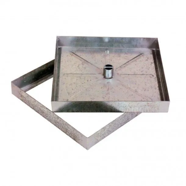 Tampa de Saneamento Galvanizada Rebaixada Ligeira A15 50mm