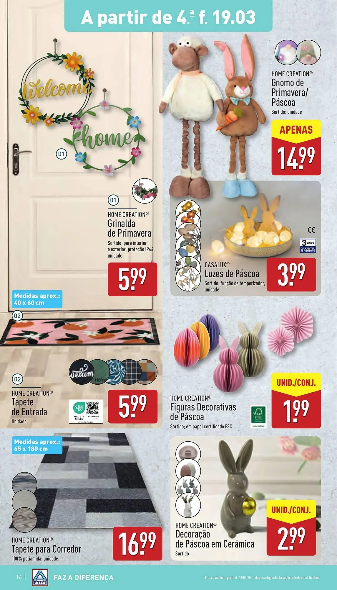 Folheto Folheto ALDI de 19 de março até 25 de março 2025 - Pagina 16
