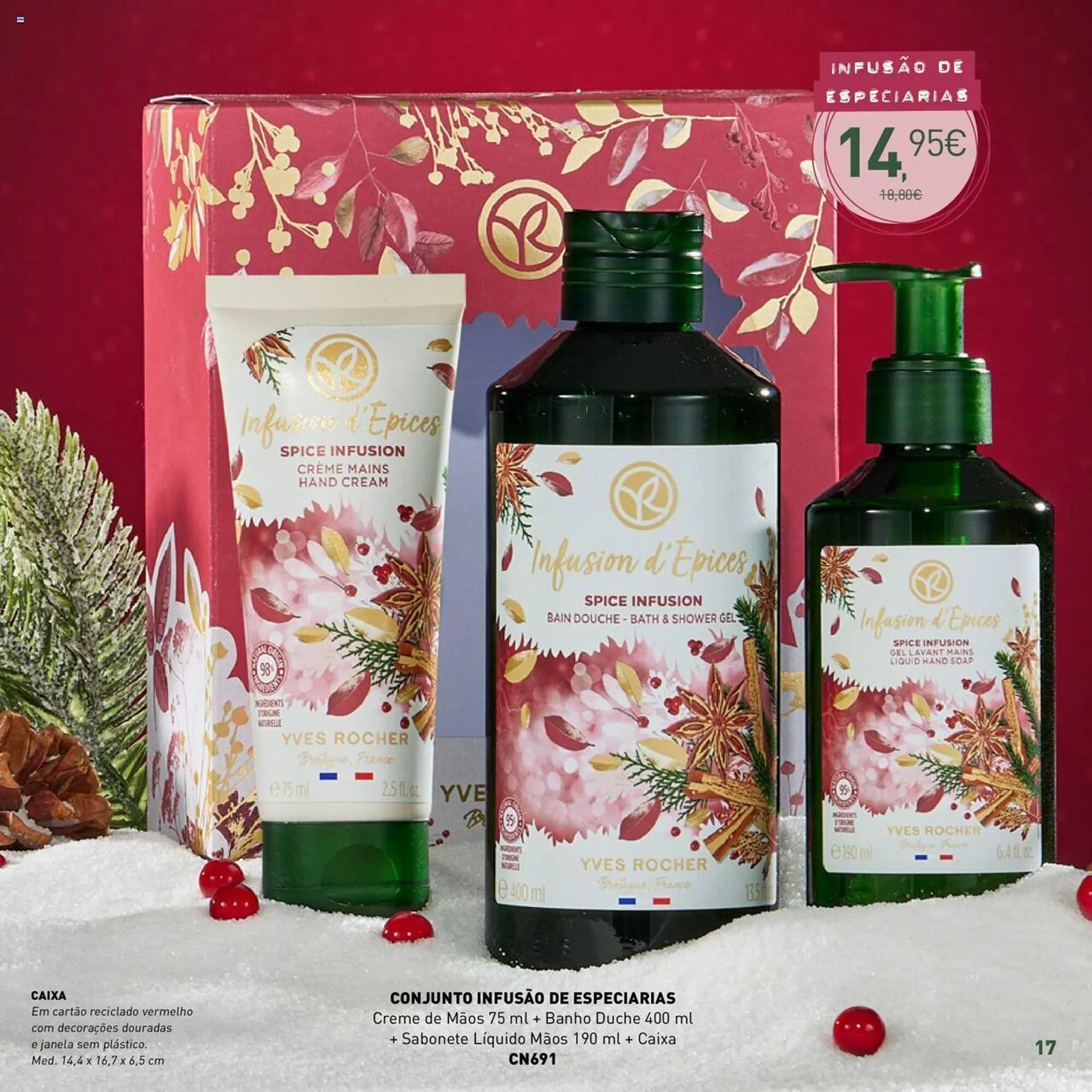 Folheto Folheto Yves Rocher de 18 de outubro até 27 de dezembro 2023 - Pagina 17