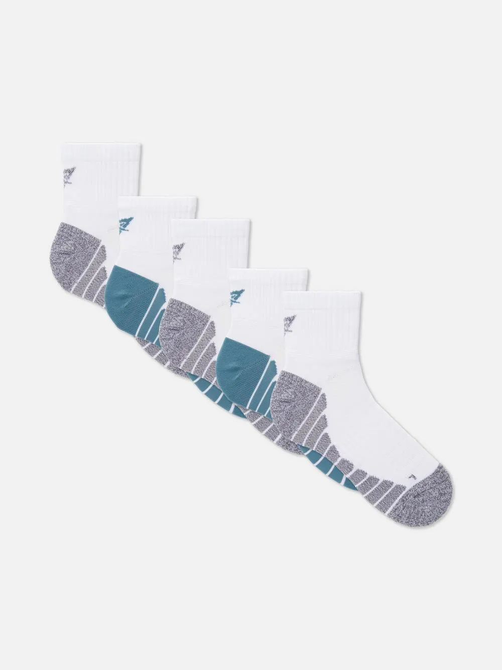 5pk Sport Quarter Crew Socks