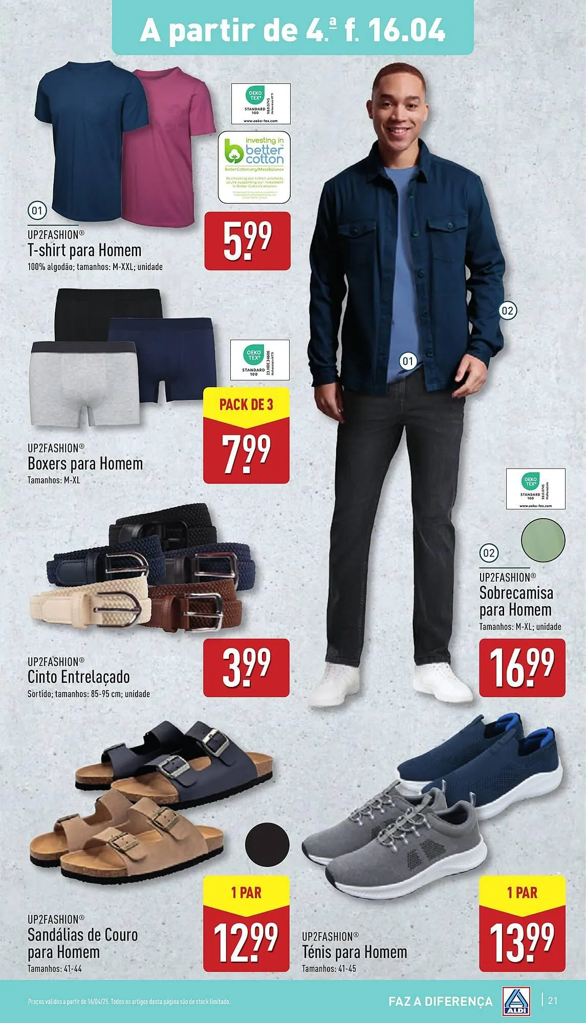 Folheto Folheto ALDI de 16 de abril até 22 de abril 2025 - Pagina 21