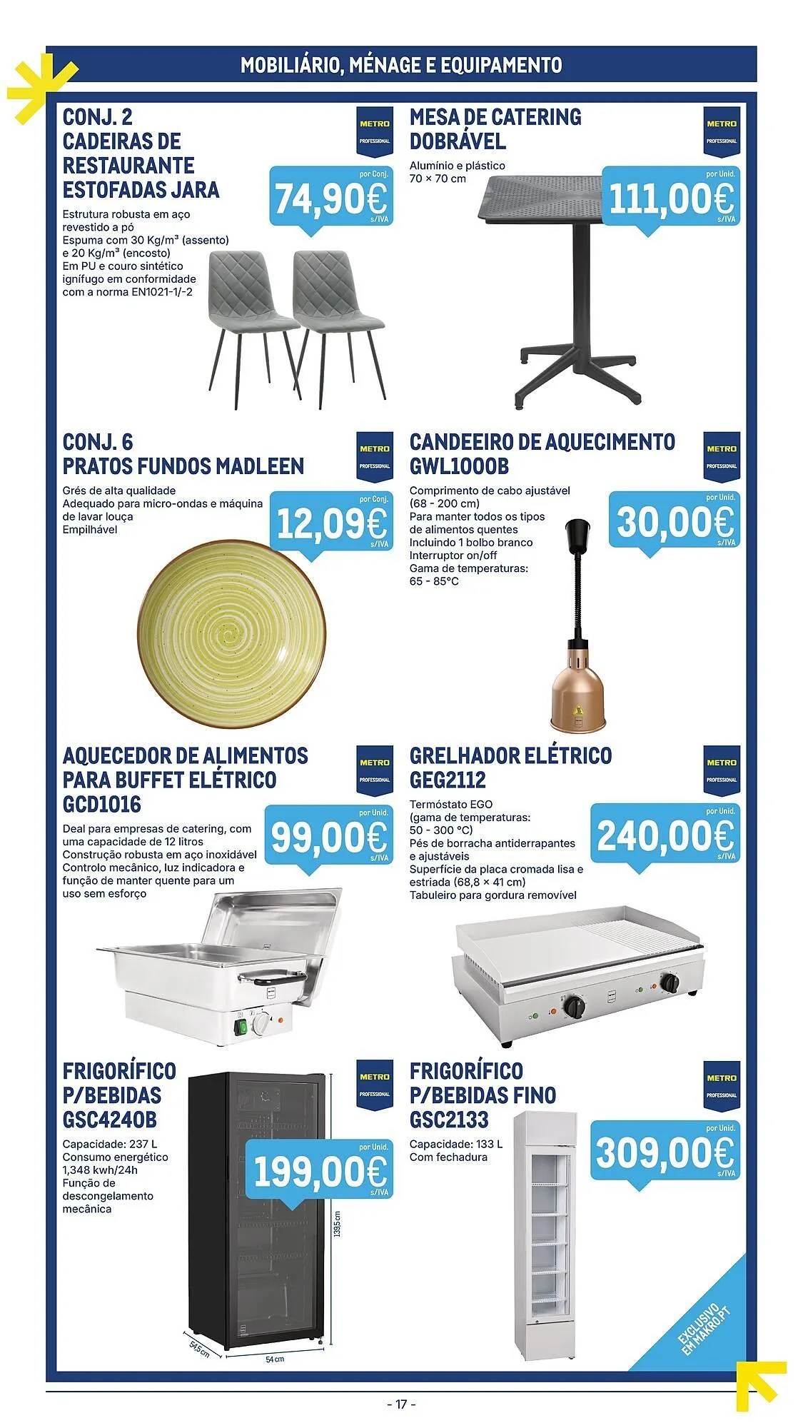 Folheto Catálogo Makro de 7 de abril até 13 de abril 2026 - Pagina 17