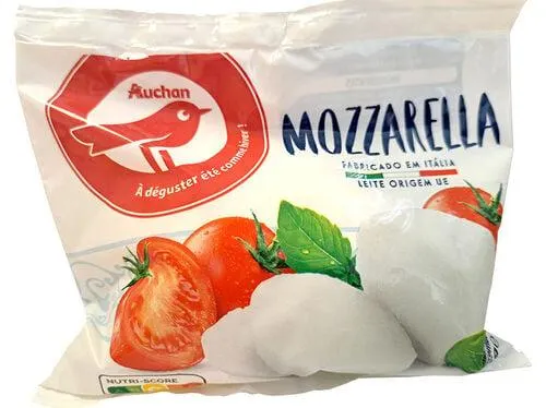 queijo mozzarella fresca auchan 125g