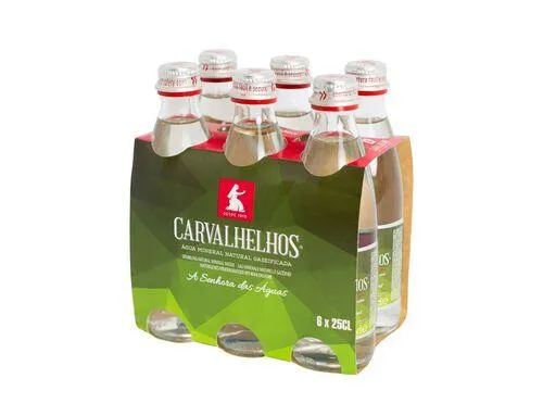 água carvalhelhos com gás 6x0.25l