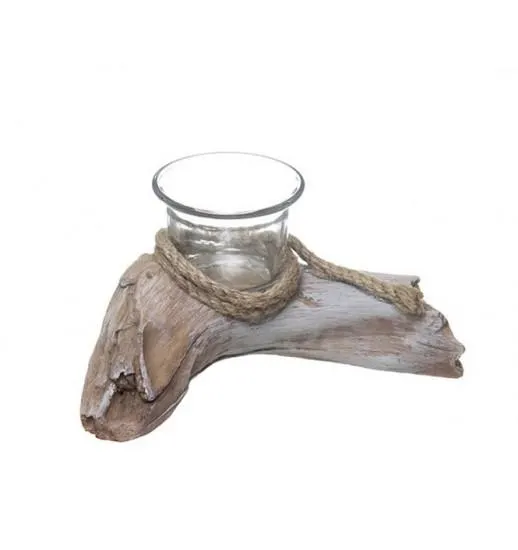 CASTIÇAL NATAL PARA 1 VELA 6.5*15.5*8CM - 83658