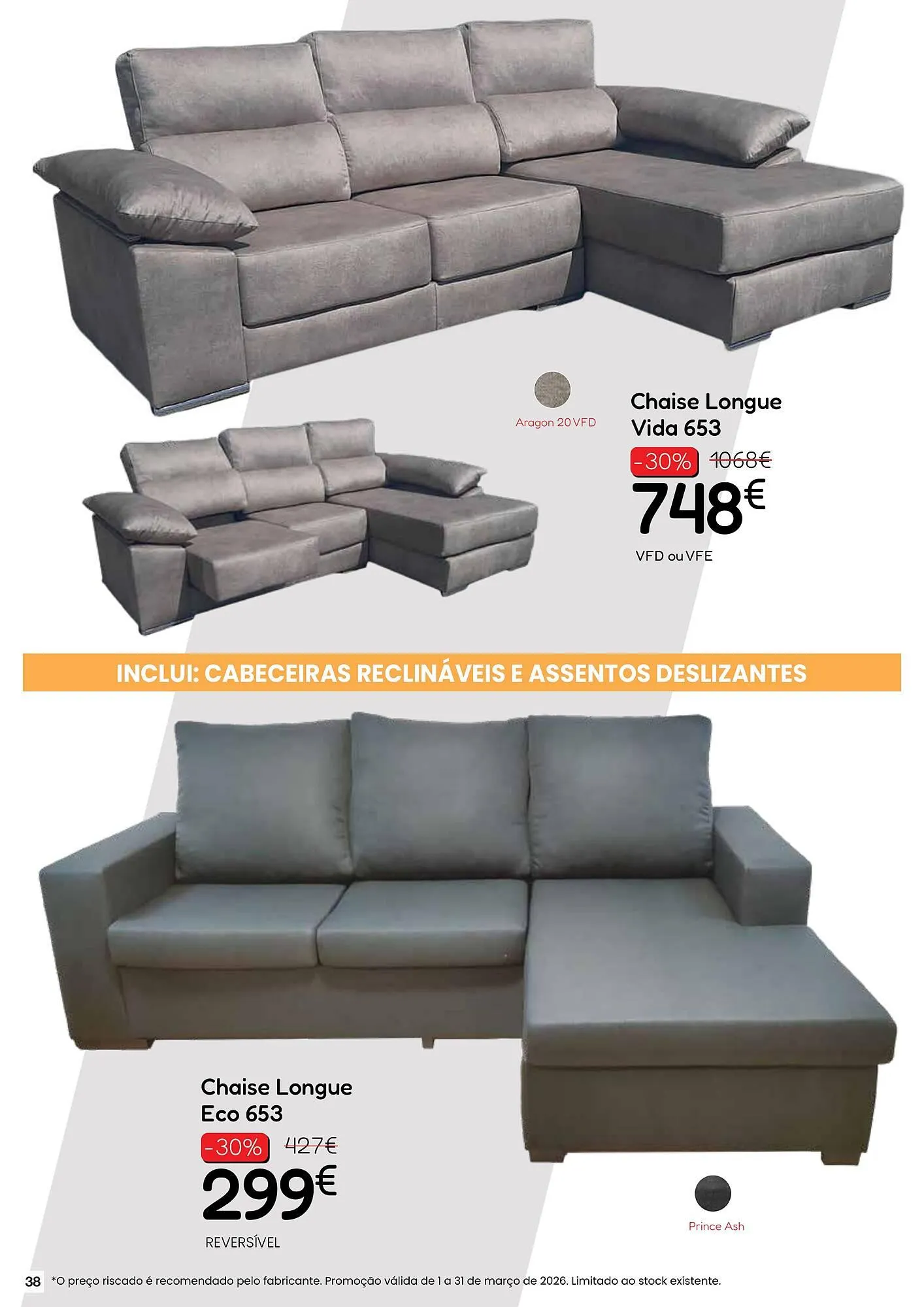 Folheto Folheto Hiper Centro do Móvel de 5 de março até 31 de março 2026 - Pagina 38