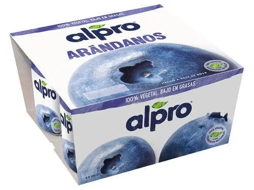 yofu alpro soja mirtilo 4x125g