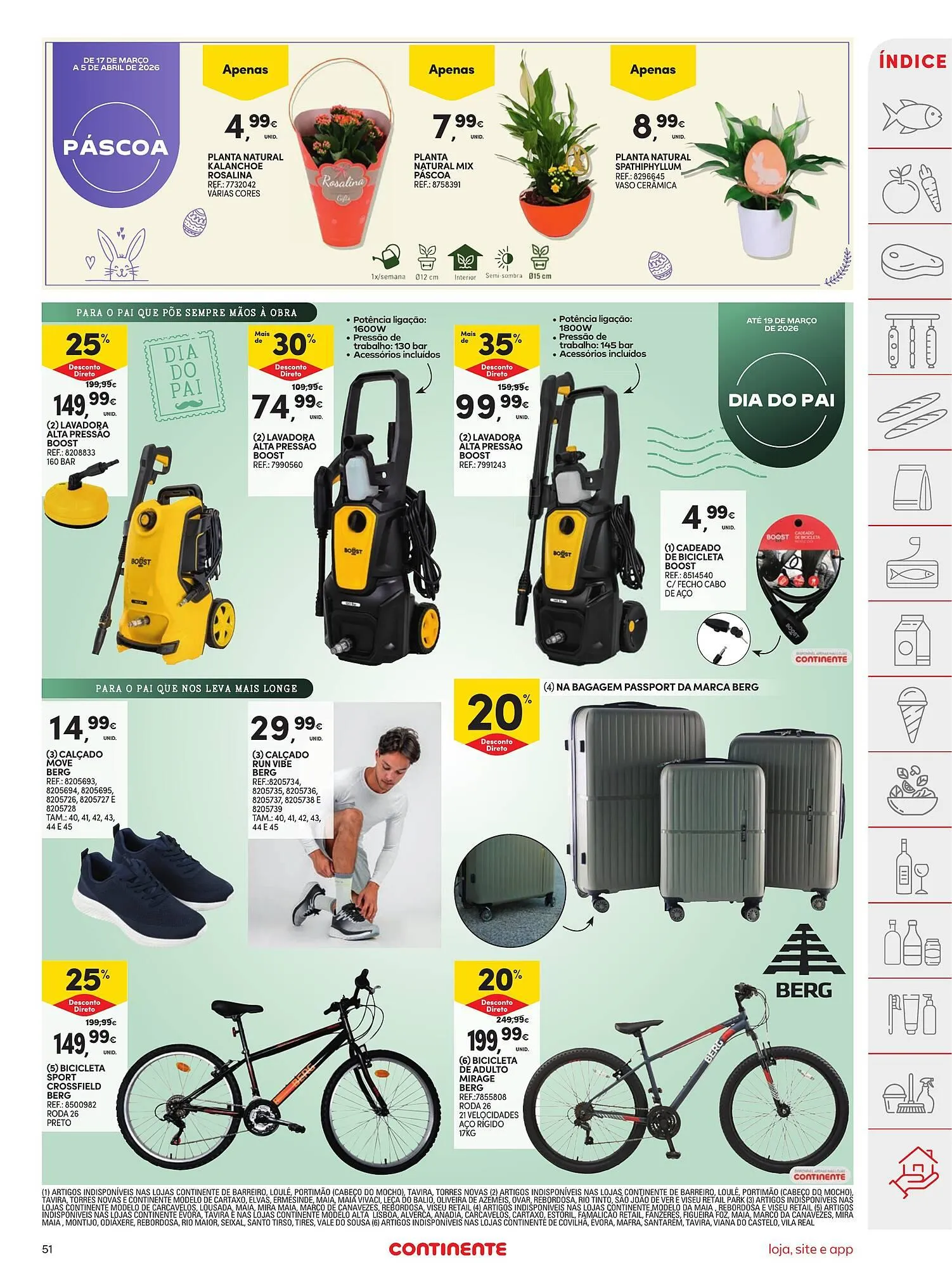 Folheto Folheto Continente de 17 de março até 23 de março 2026 - Pagina 51