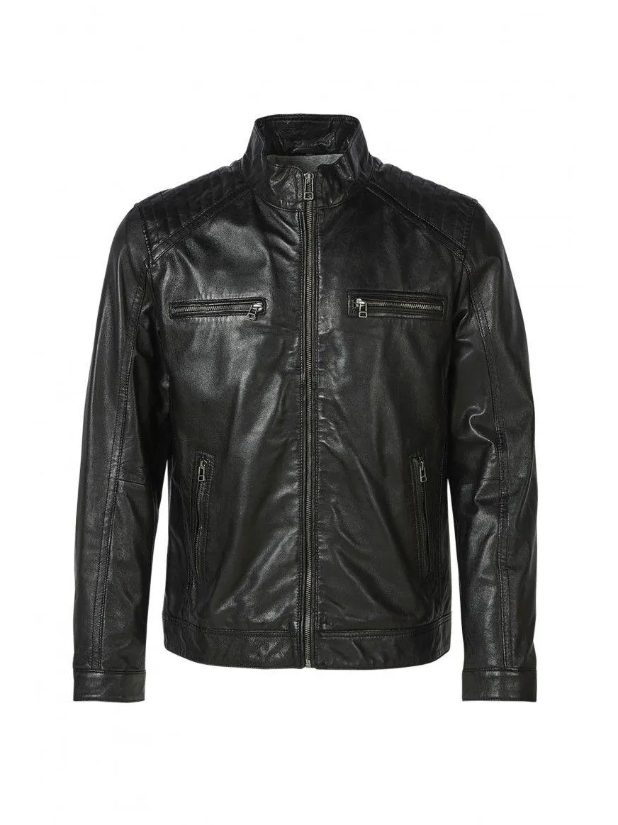 Blusão em pele Nelson