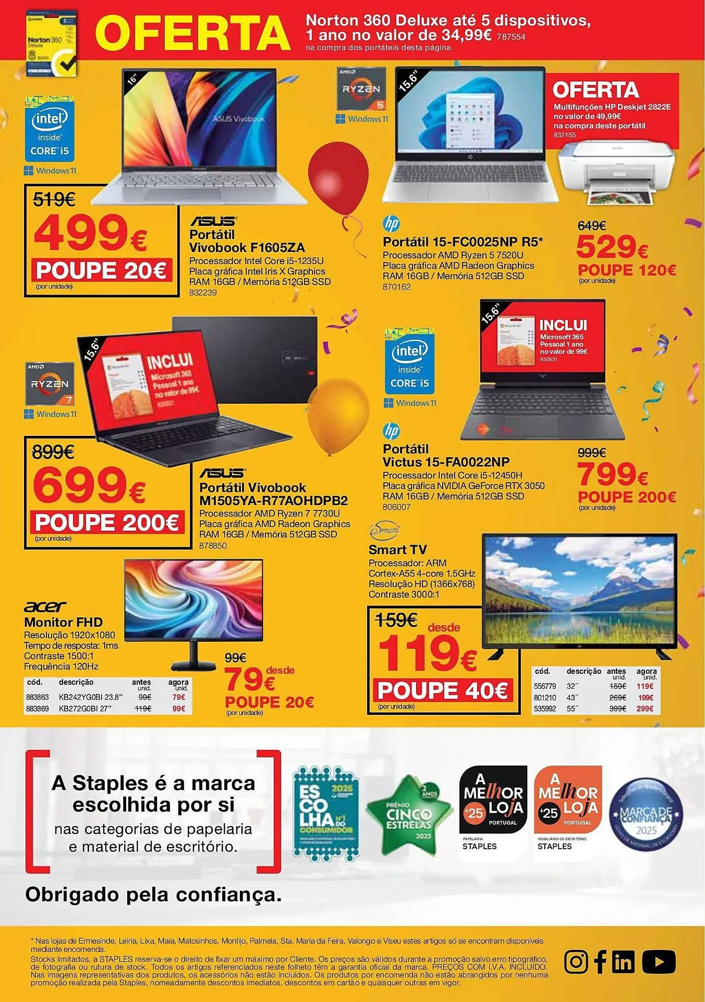 Folheto Folheto Staples de 8 de maio até 22 de maio 2025 - Pagina 16