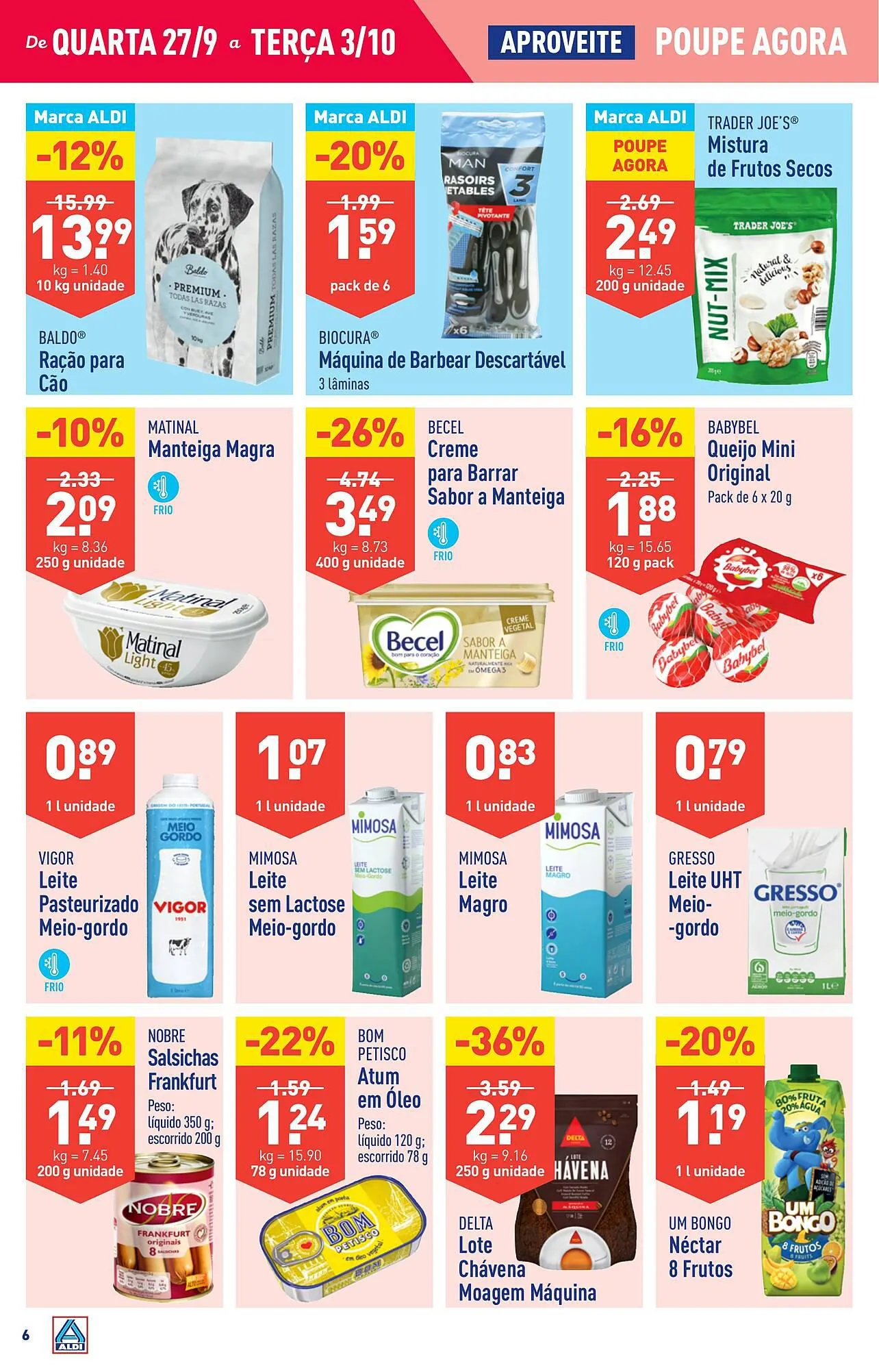 Folheto Folheto ALDI de 27 de setembro até 3 de outubro 2023 - Pagina 6