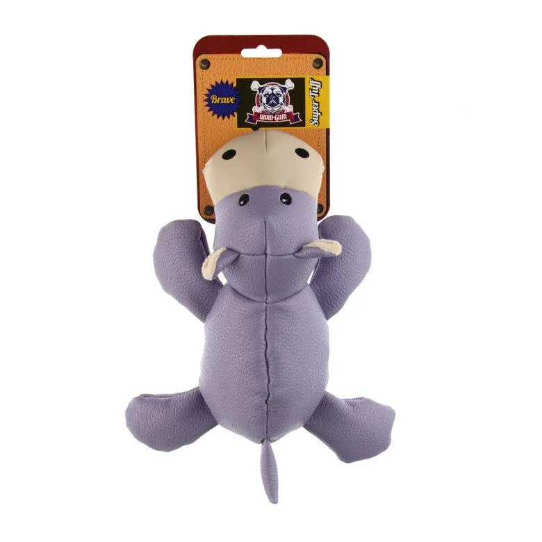 Wow Gum Wild hipopótamo de peluche para cães