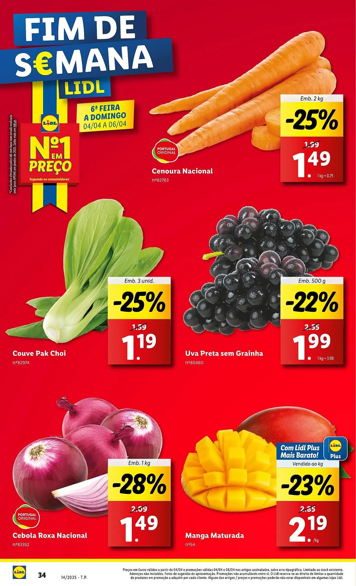 Folheto Folheto Lidl de 31 de março até 6 de abril 2025 - Pagina 34