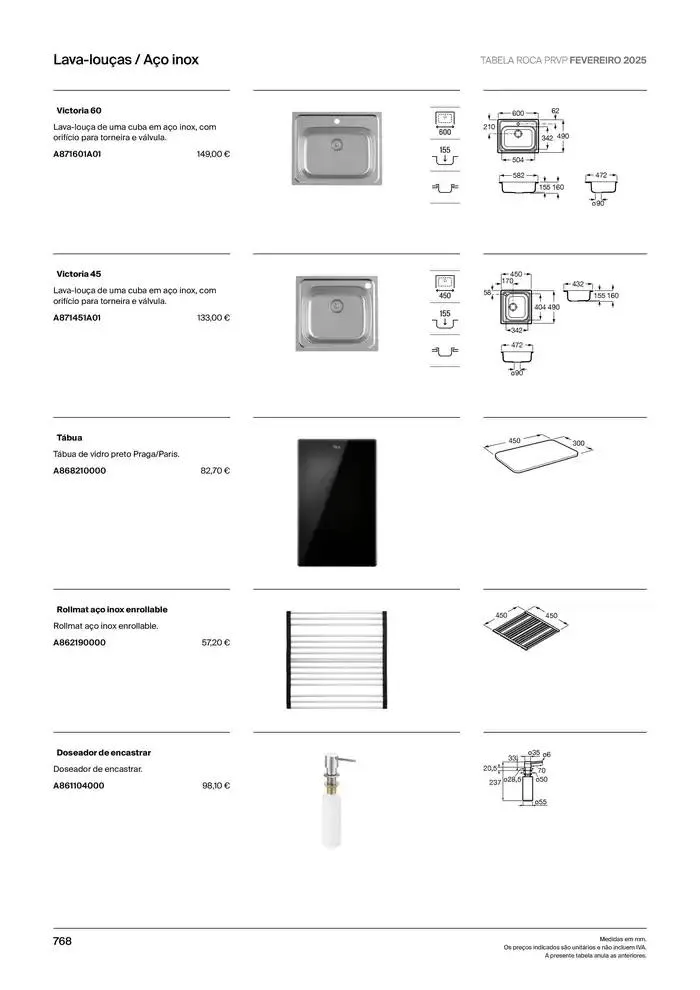 Folheto Soluções de Banho  de 6 de janeiro até 31 de dezembro 2025 - Pagina 770