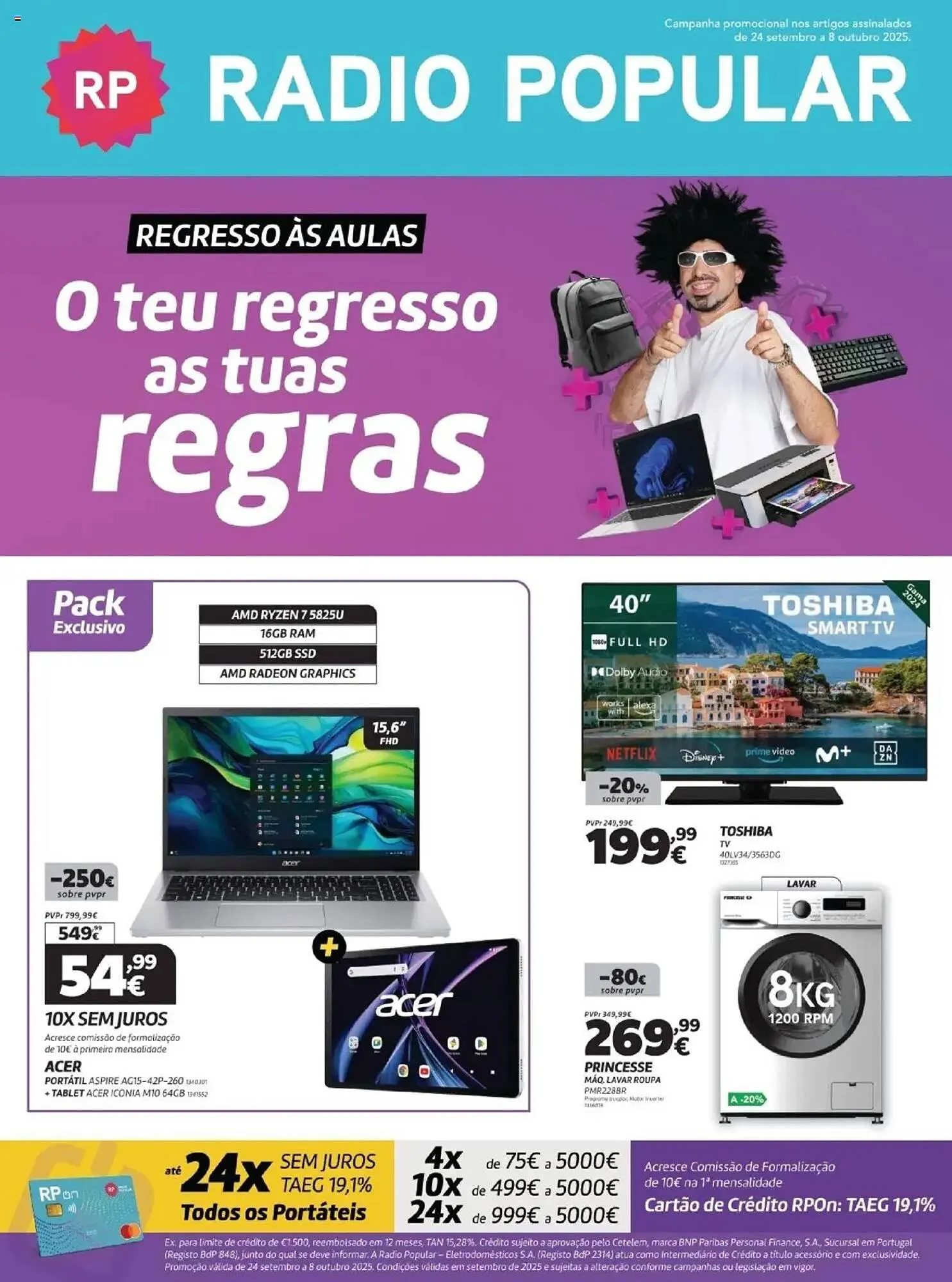 Folheto Radio Popular - 1