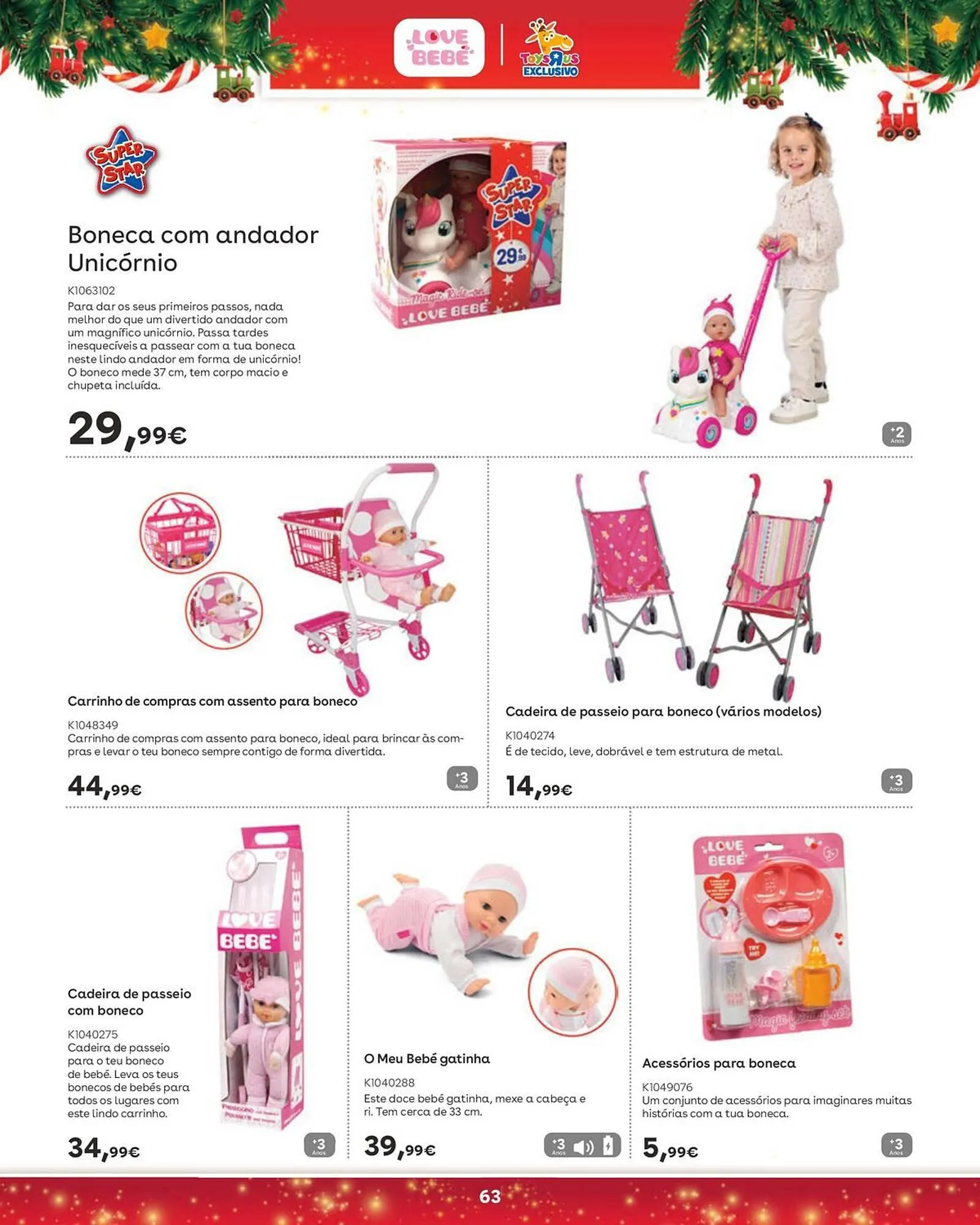 Folheto Catálogo Toys R Us de 5 de novembro até 5 de janeiro 2026 - Pagina 63