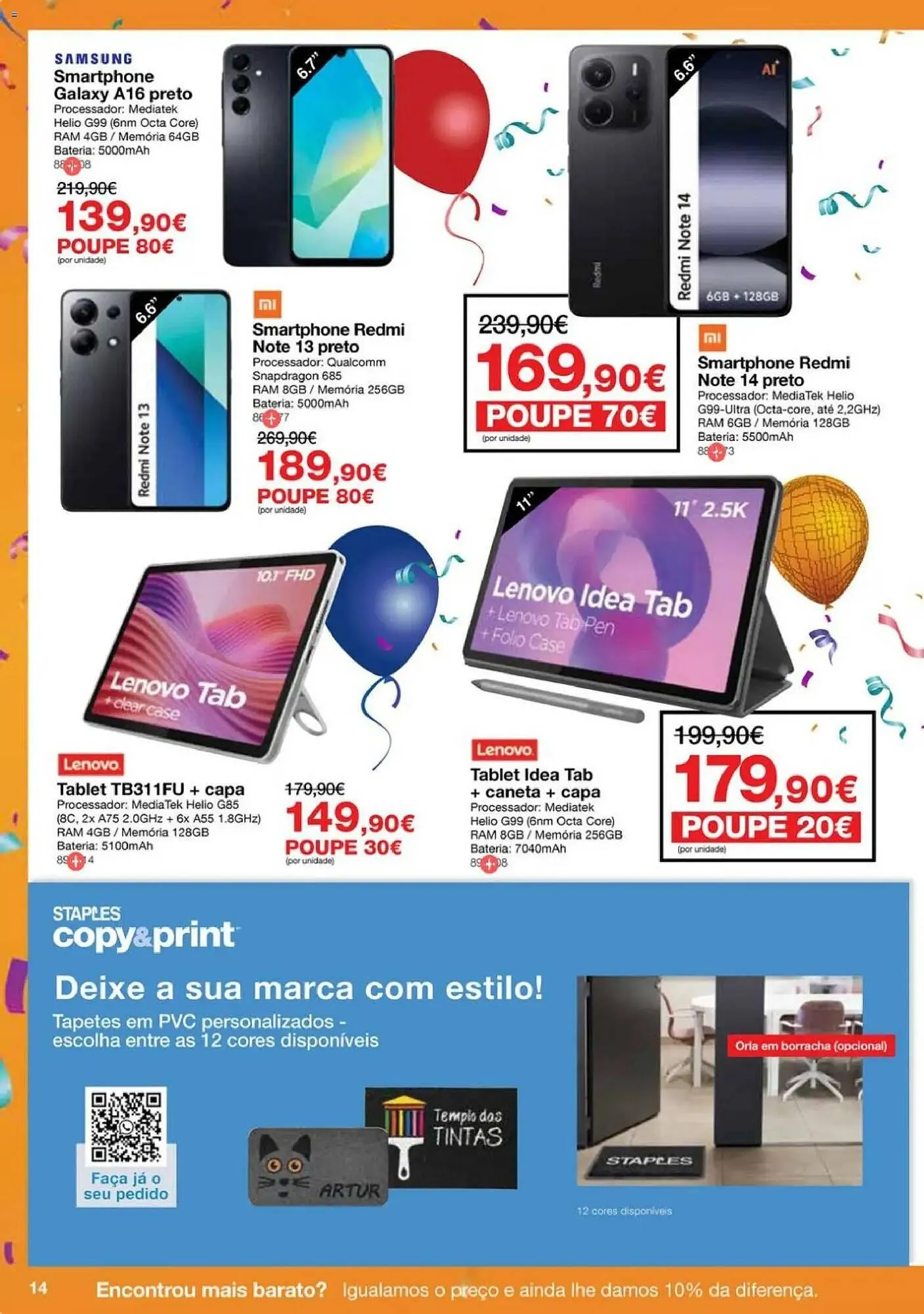 Folheto Folheto Staples de 6 de novembro até 20 de novembro 2025 - Pagina 14