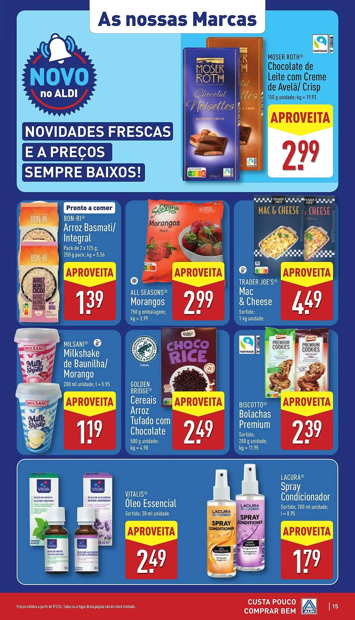 Folheto Folheto ALDI de 5 de janeiro até 11 de janeiro 2026 - Pagina 15