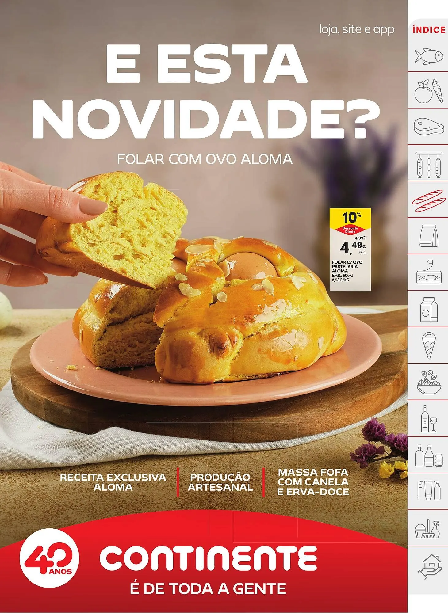 Folheto Folheto Continente de 15 de abril até 21 de abril 2025 - Pagina 19