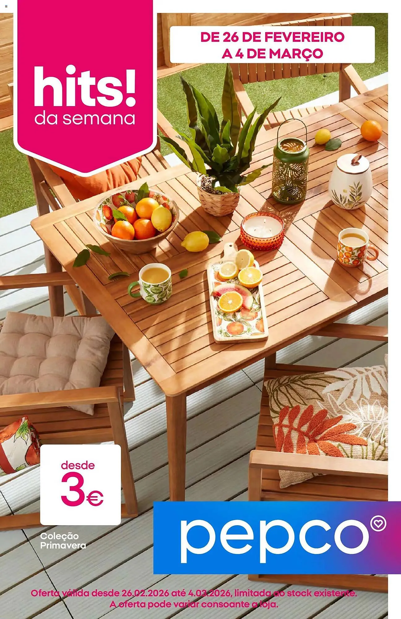 Folheto Catálogo Pepco de 26 de fevereiro até 5 de março 2026 - Pagina 1
