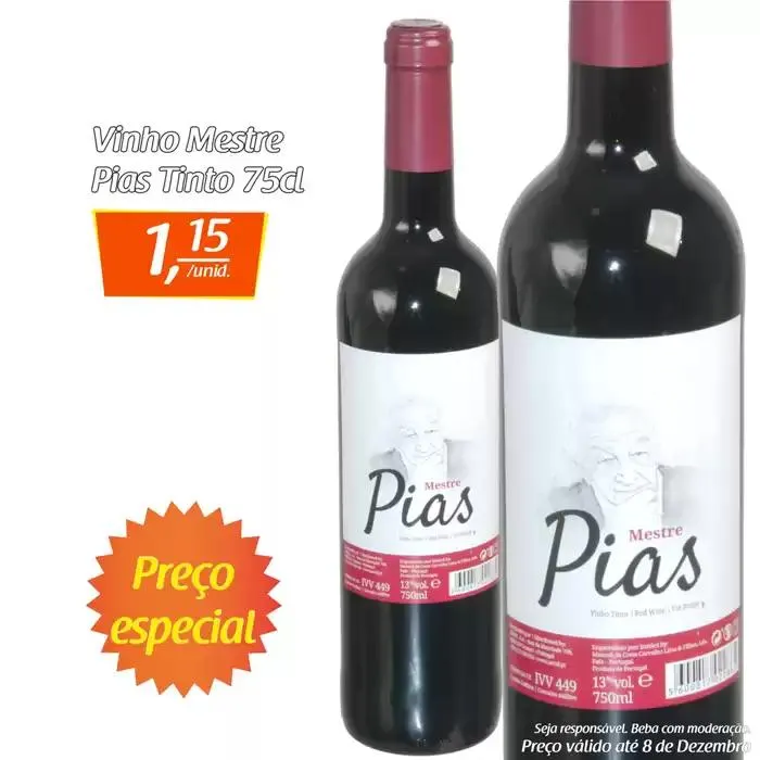 Folheto Preços válidos até dia 8 de Dezembro de 29 de novembro até 8 de dezembro 2024 - Pagina 1