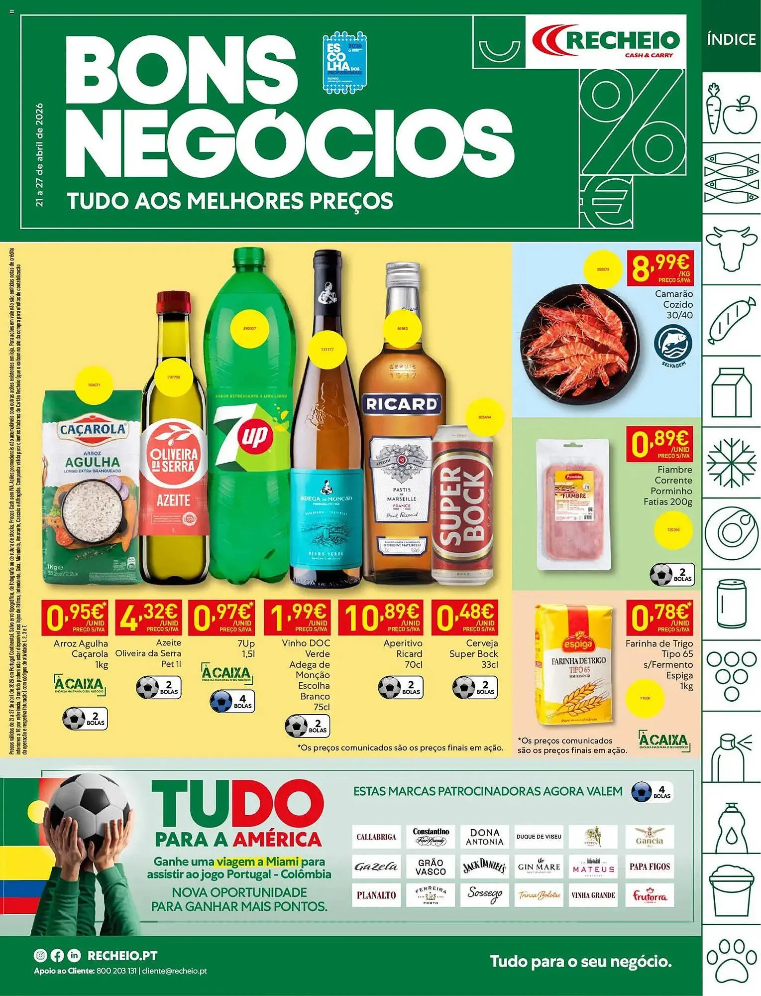 Folheto Folheto Recheio de 21 de abril até 28 de abril 2026 - Pagina 1