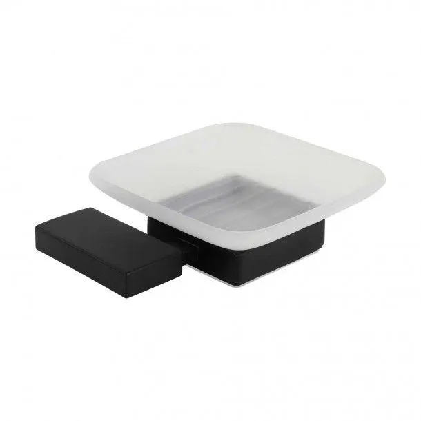 Saboneteira Lisboa Latão Preto Mate AFJ