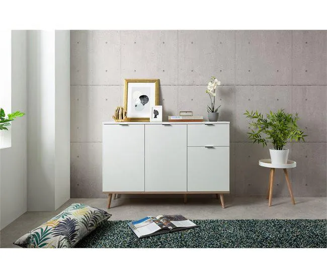 Aparador com 3 portas e 1 gaveta NORDIC