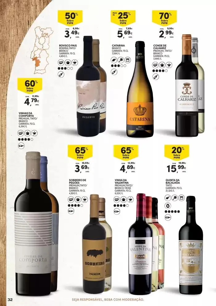 Folheto Queijos, Enchidos e Vinhos de 21 de janeiro até 9 de fevereiro 2025 - Pagina 32