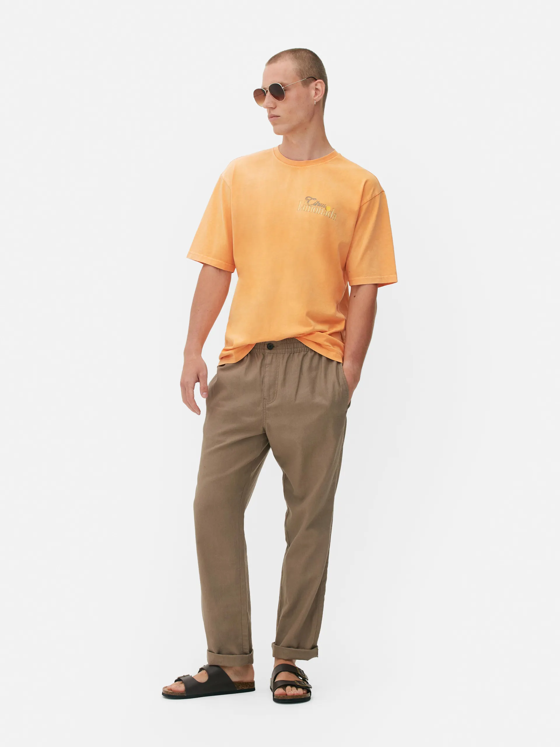 Verwassen T-shirt Citrus Limonada