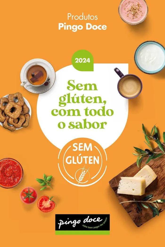 Folheto Pingo Doce Sem Glúten de 21 de agosto até 21 de setembro 2024 - Pagina 1