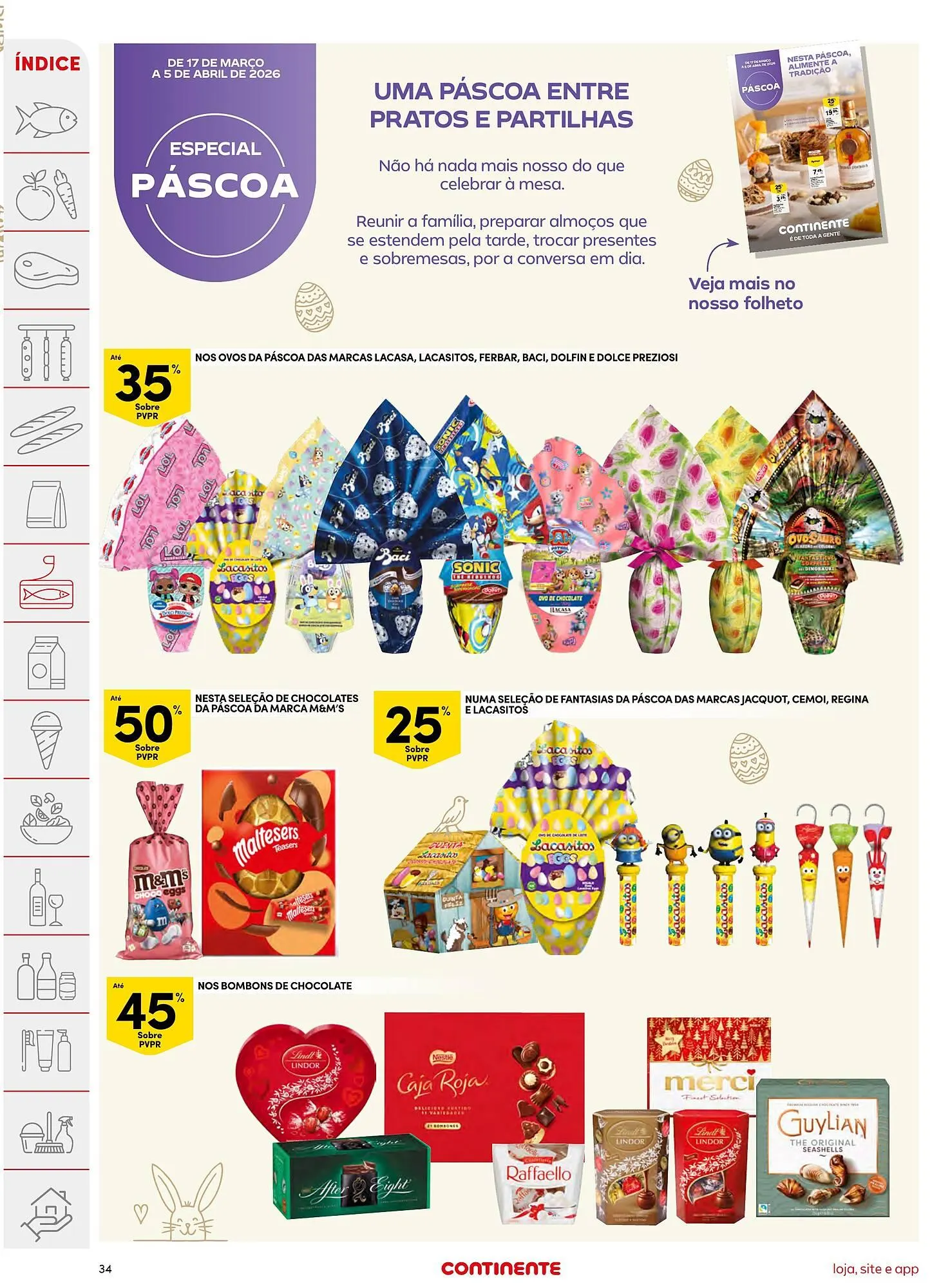 Folheto Folheto Continente Bom dia de 24 de março até 30 de março 2026 - Pagina 34