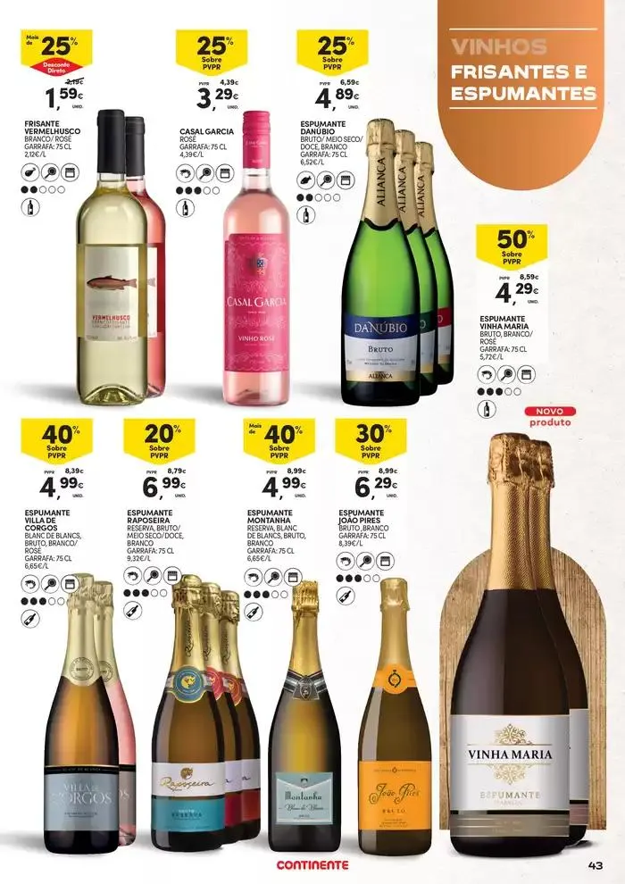 Folheto Queijos, Enchidos e Vinhos de 21 de janeiro até 9 de fevereiro 2025 - Pagina 43