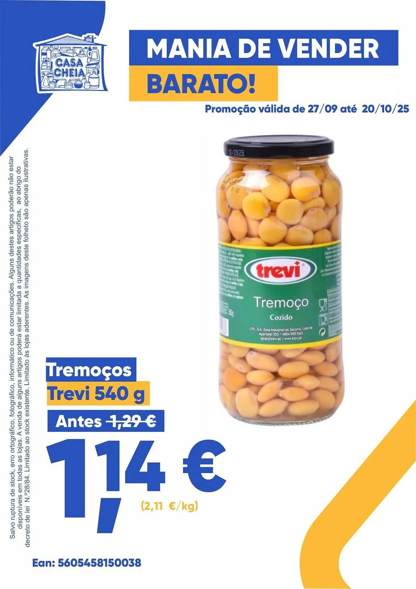 Folheto Folheto Casa Cheia de 30 de setembro até 20 de outubro 2025 - Pagina 1