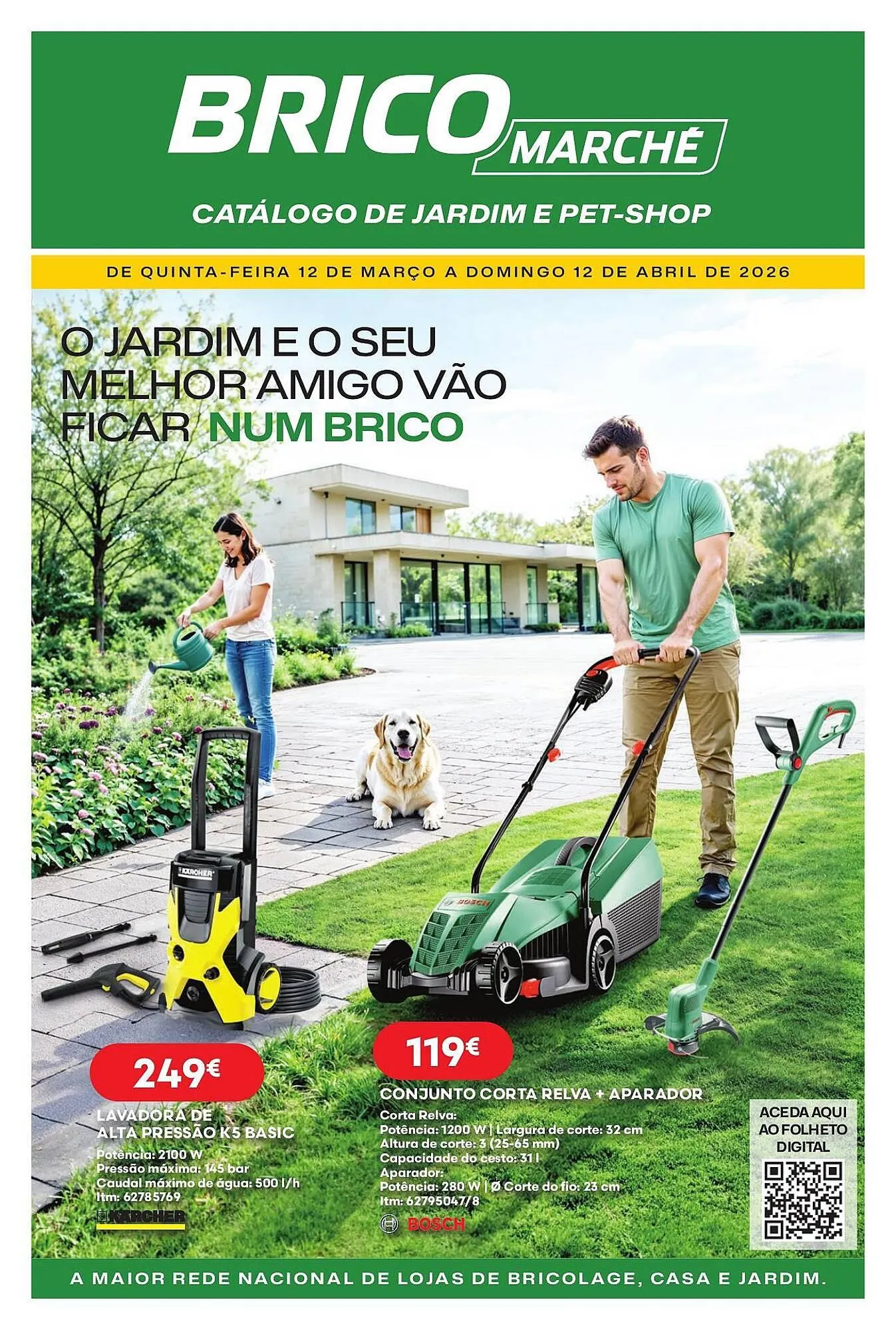 Folheto Folheto Bricomarché de 12 de março até 12 de abril 2026 - Pagina 1