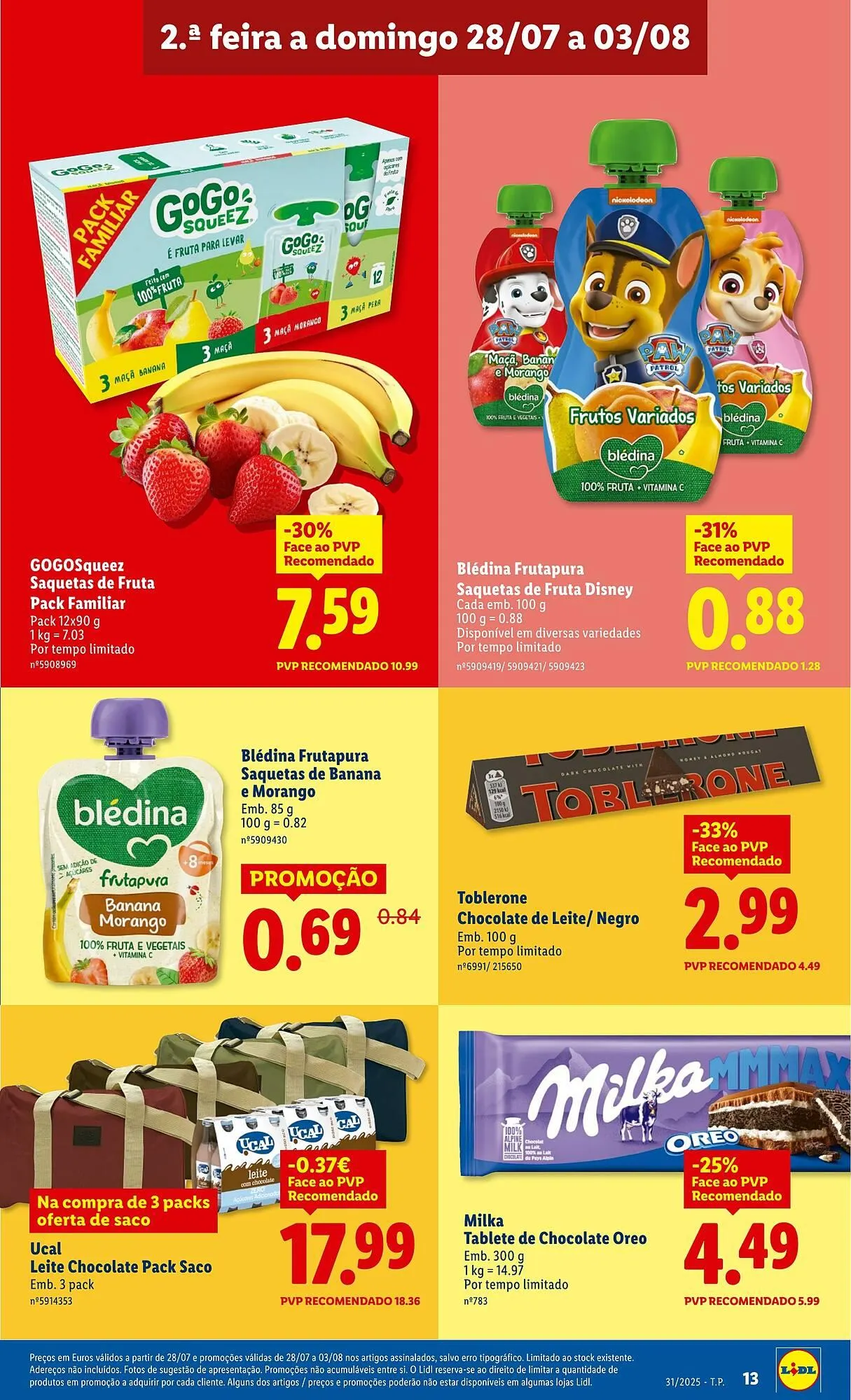 Folheto Folheto Lidl de 28 de julho até 3 de agosto 2025 - Pagina 13