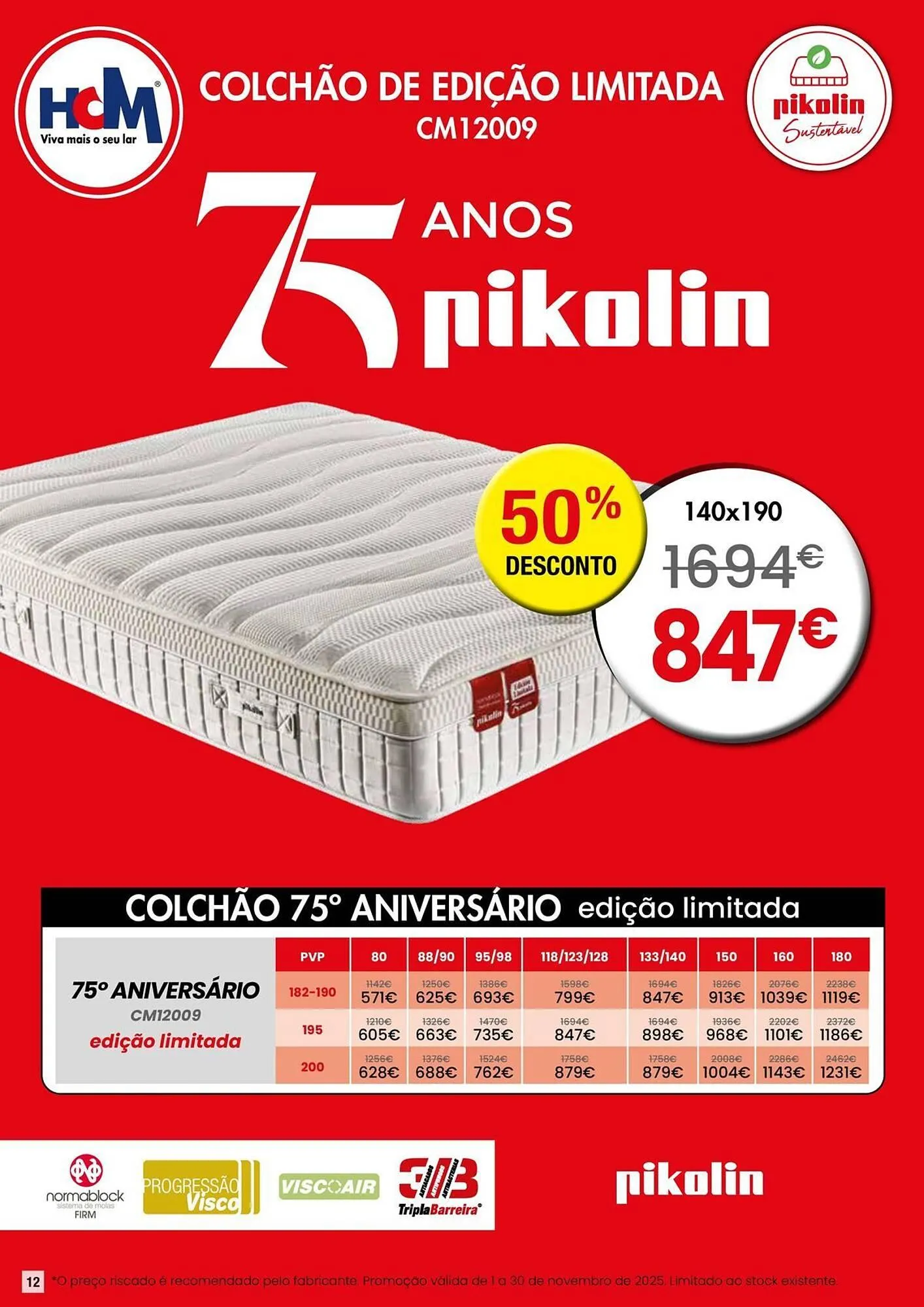 Folheto Folheto Hiper Centro do Móvel de 4 de novembro até 8 de dezembro 2025 - Pagina 12