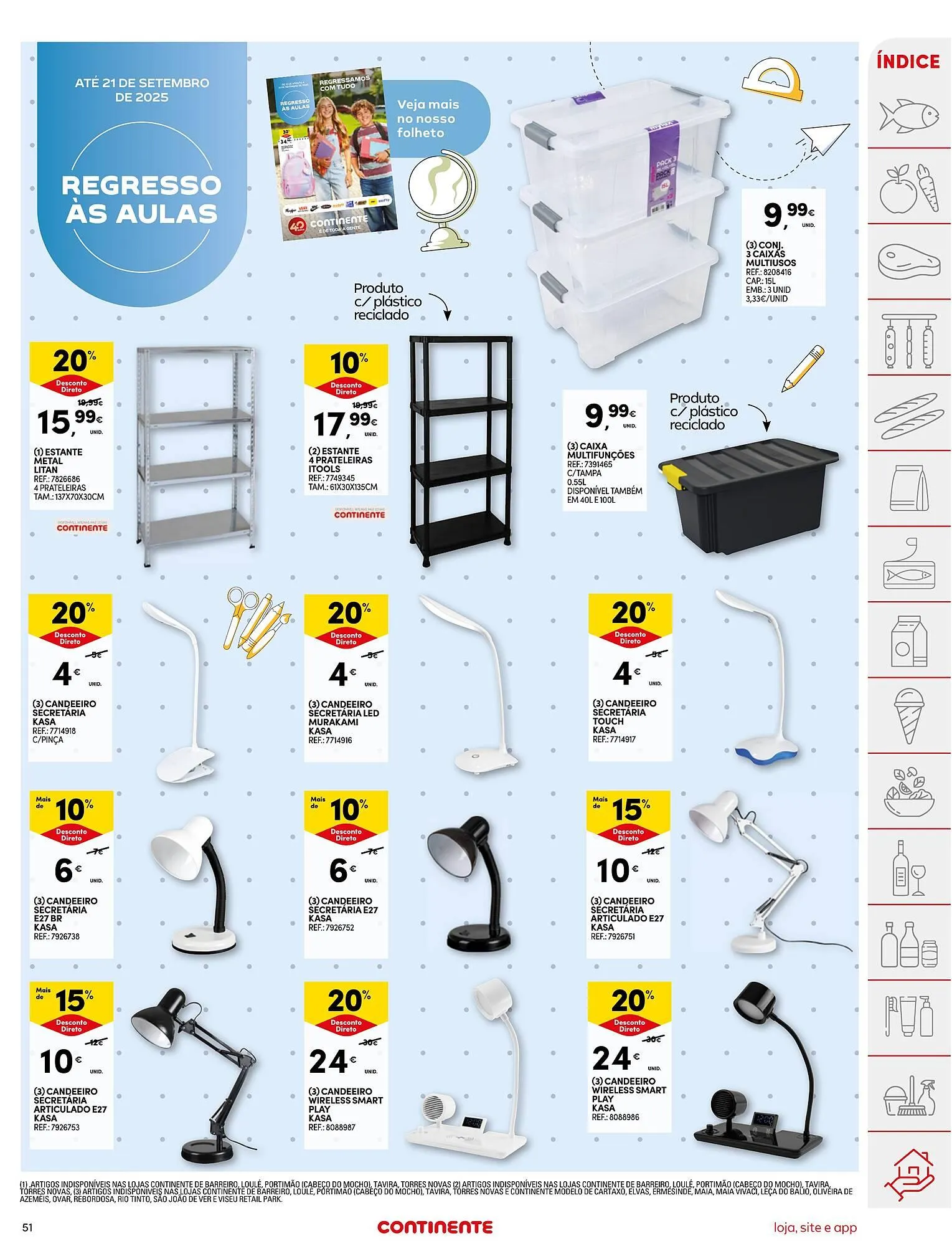 Folheto Folheto Continente de 26 de agosto até 1 de setembro 2025 - Pagina 51