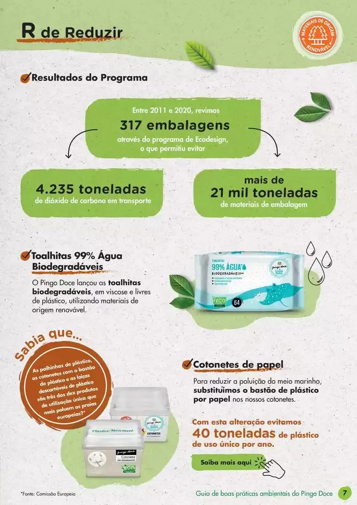 Folheto Pingo Doce Guia de Boas Práticas Ambientais de 17 de dezembro até 17 de janeiro 2025 - Pagina 7