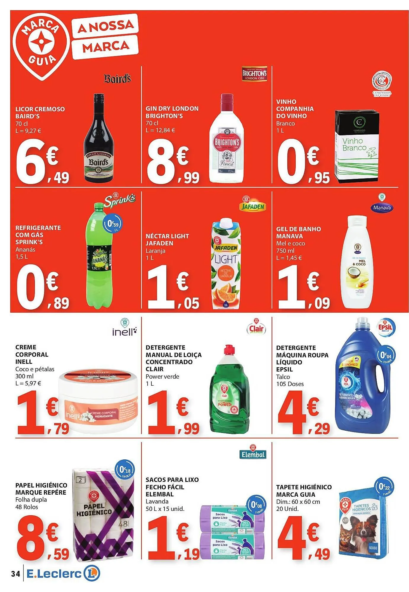 Folheto Folheto E.Leclerc de 22 de janeiro até 28 de janeiro 2026 - Pagina 34