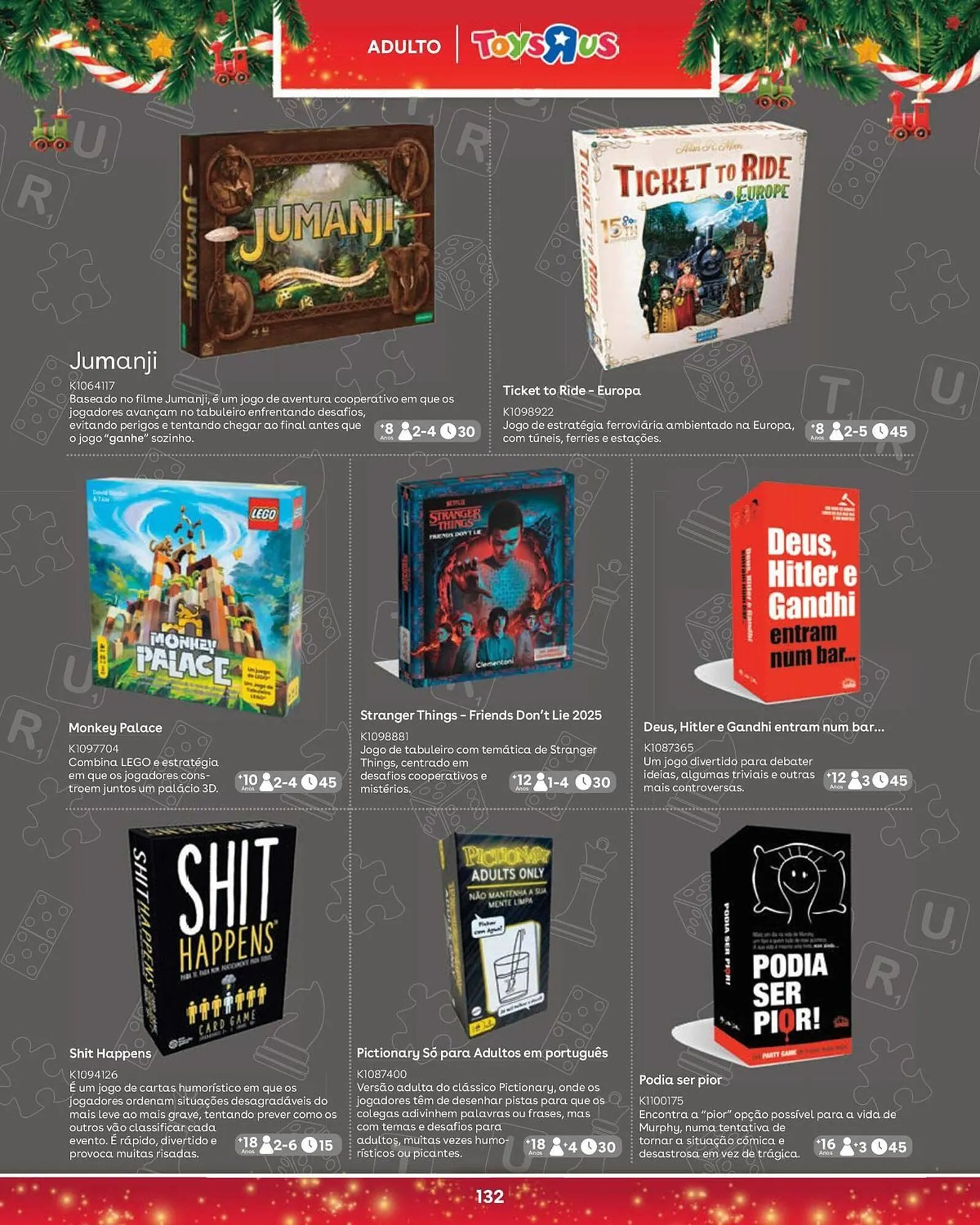 Folheto Catálogo Toys R Us de 5 de novembro até 5 de janeiro 2026 - Pagina 132