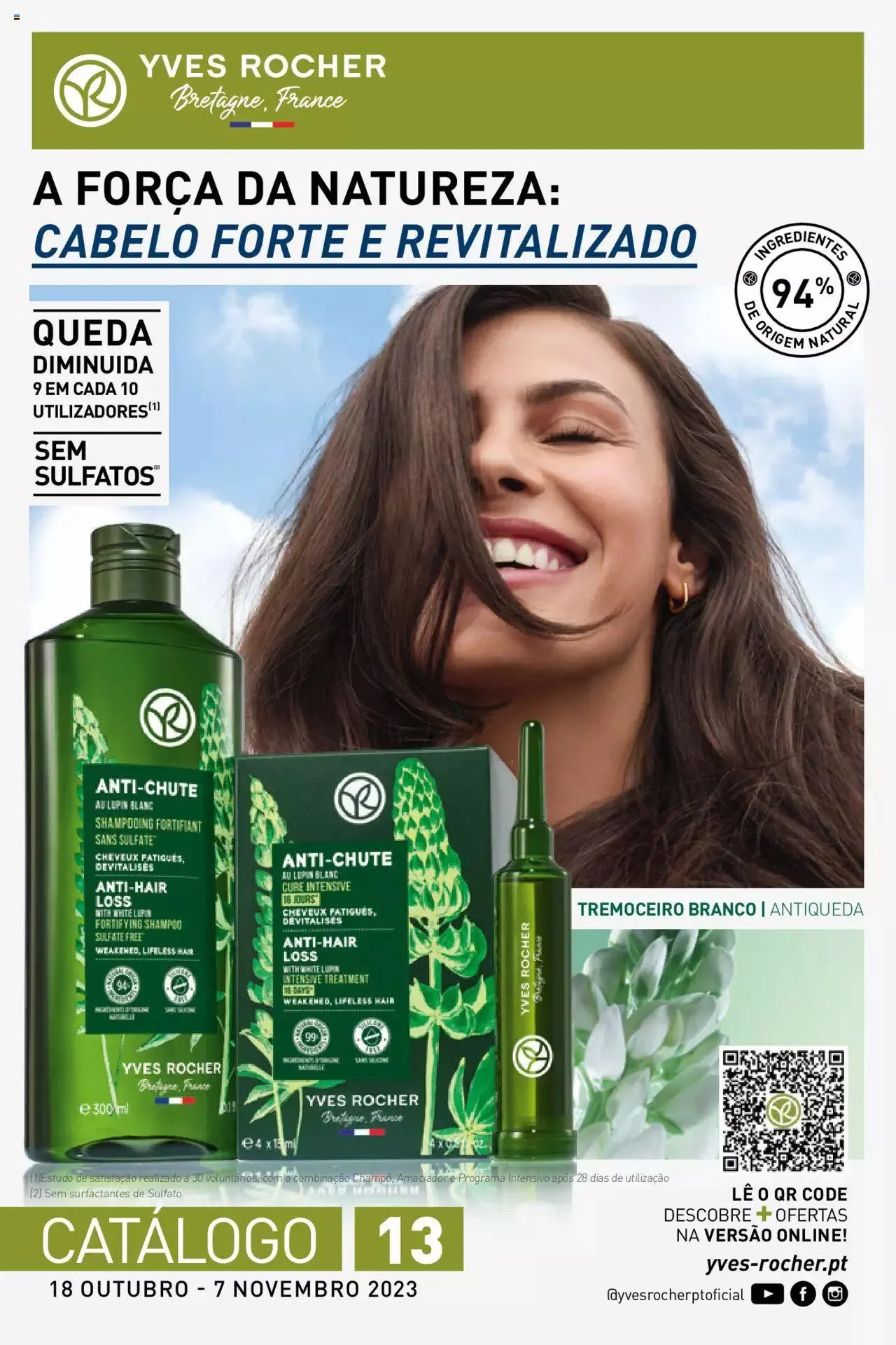 Folheto Yves Rocher catálogo 13 de 18 de outubro até 7 de novembro 2023 - Pagina 1