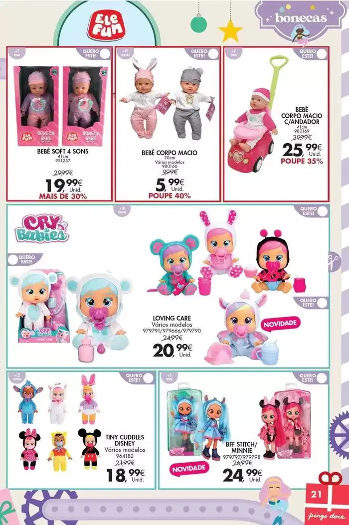 Folheto Descubra ofertas atrativas de 20 de novembro até 6 de janeiro 2025 - Pagina 13