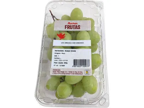 uva branca sem grainha auchan 500 g