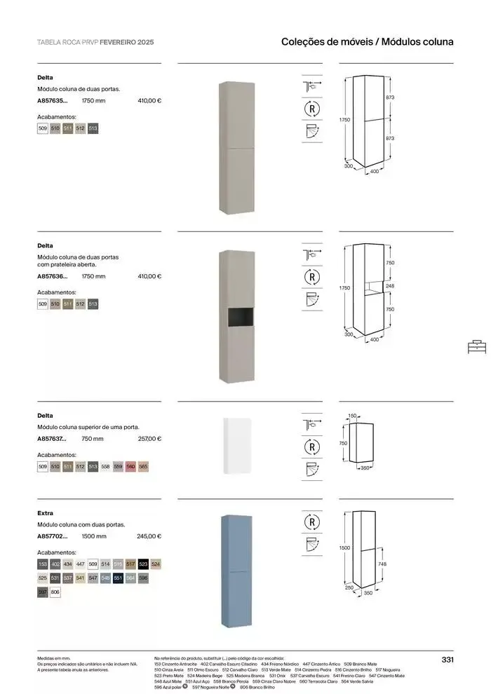 Folheto Soluções de Banho  de 6 de janeiro até 31 de dezembro 2025 - Pagina 333