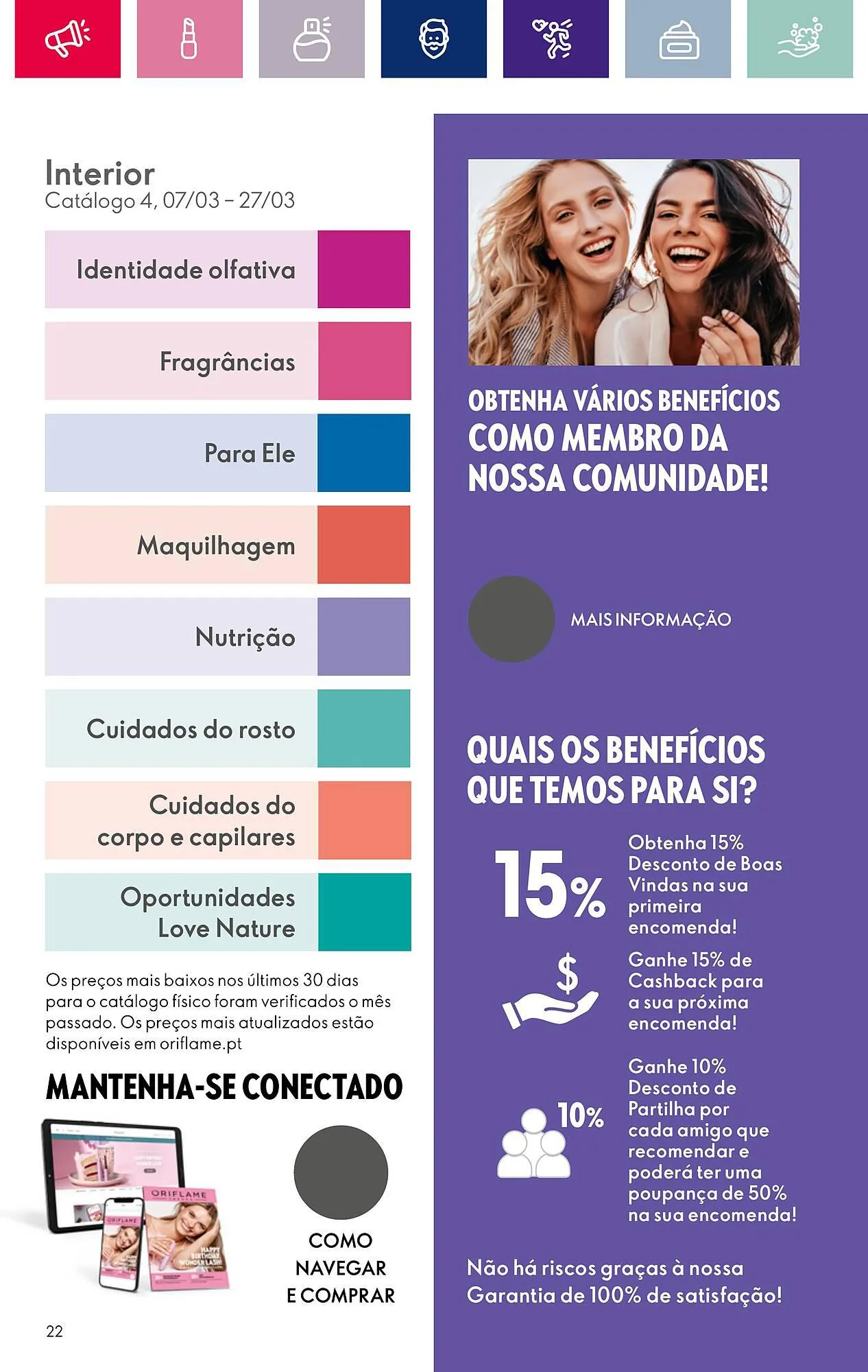 Folheto Folheto Oriflame de 7 de março até 27 de março 2024 - Pagina 22