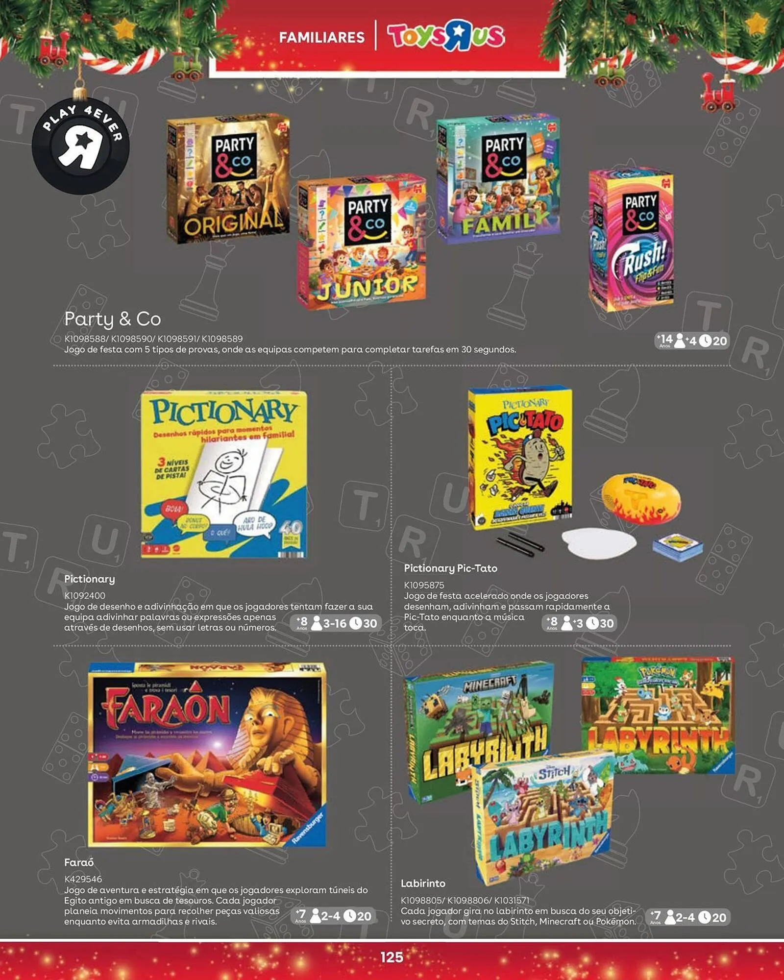 Folheto Catálogo Toys R Us de 5 de novembro até 5 de janeiro 2026 - Pagina 125