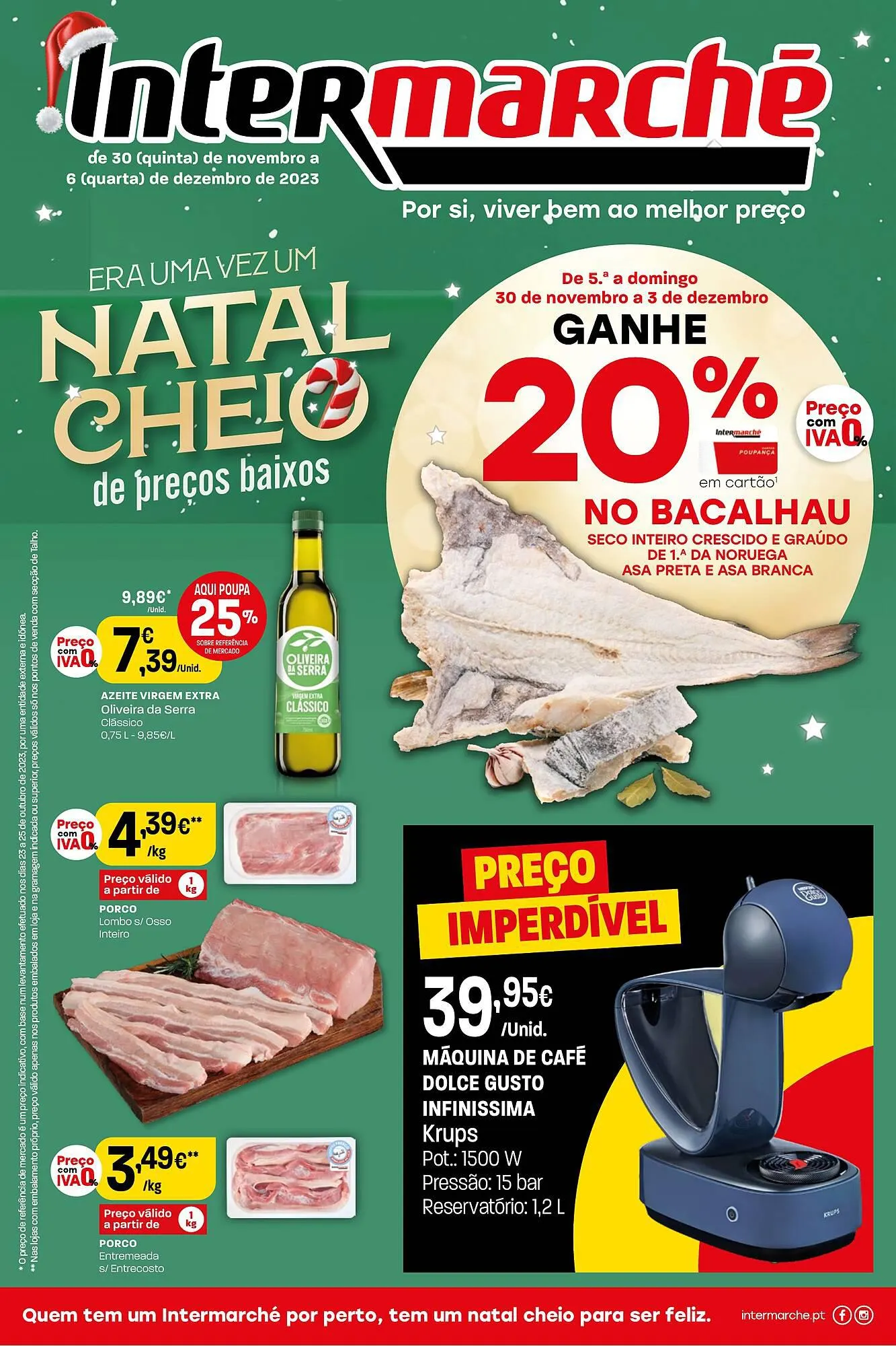 Folheto Folheto Intermarché Porsi de 30 de novembro até 6 de dezembro 2023 - Pagina 1