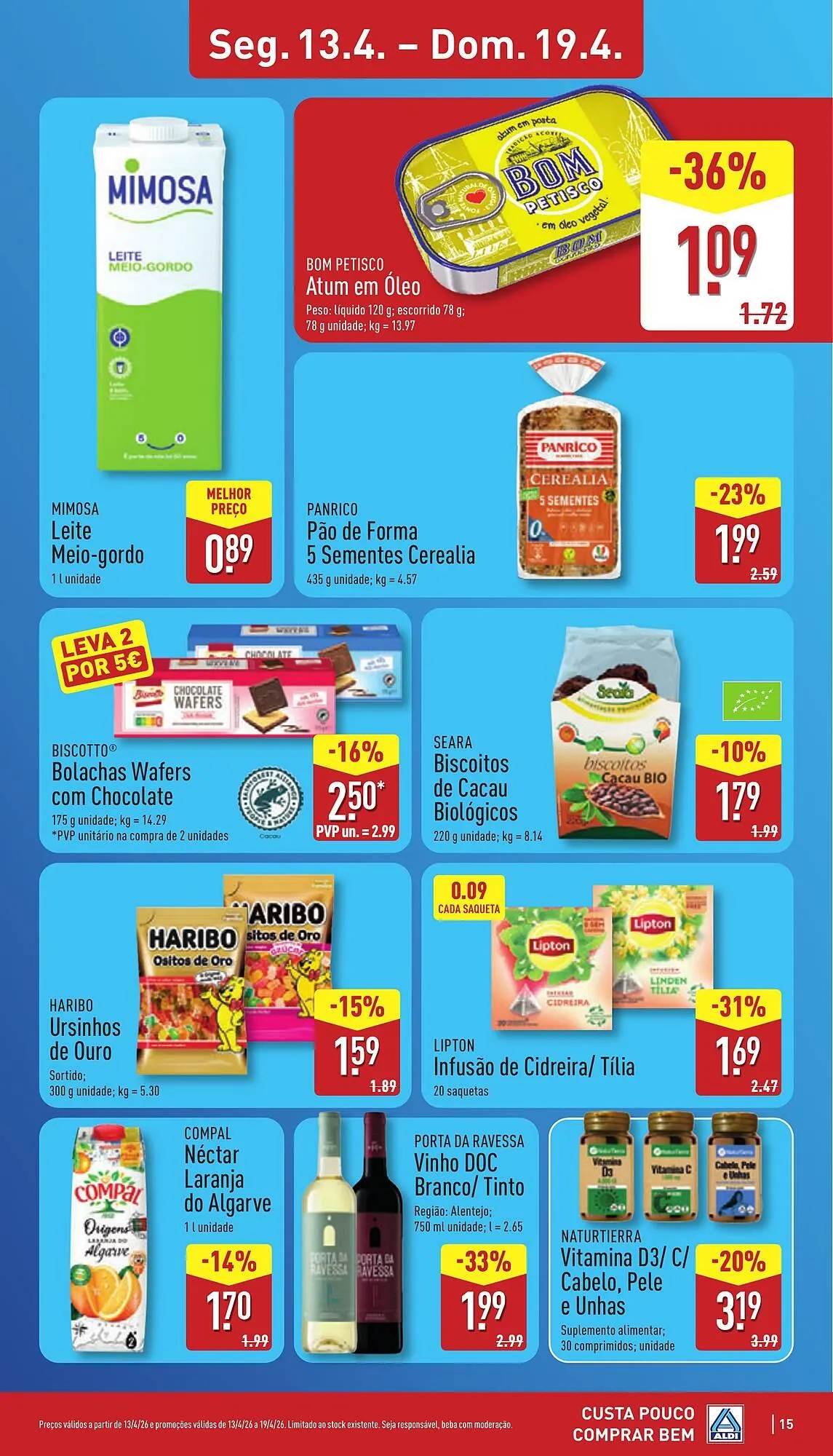 Folheto Folheto ALDI de 13 de abril até 19 de abril 2026 - Pagina 15