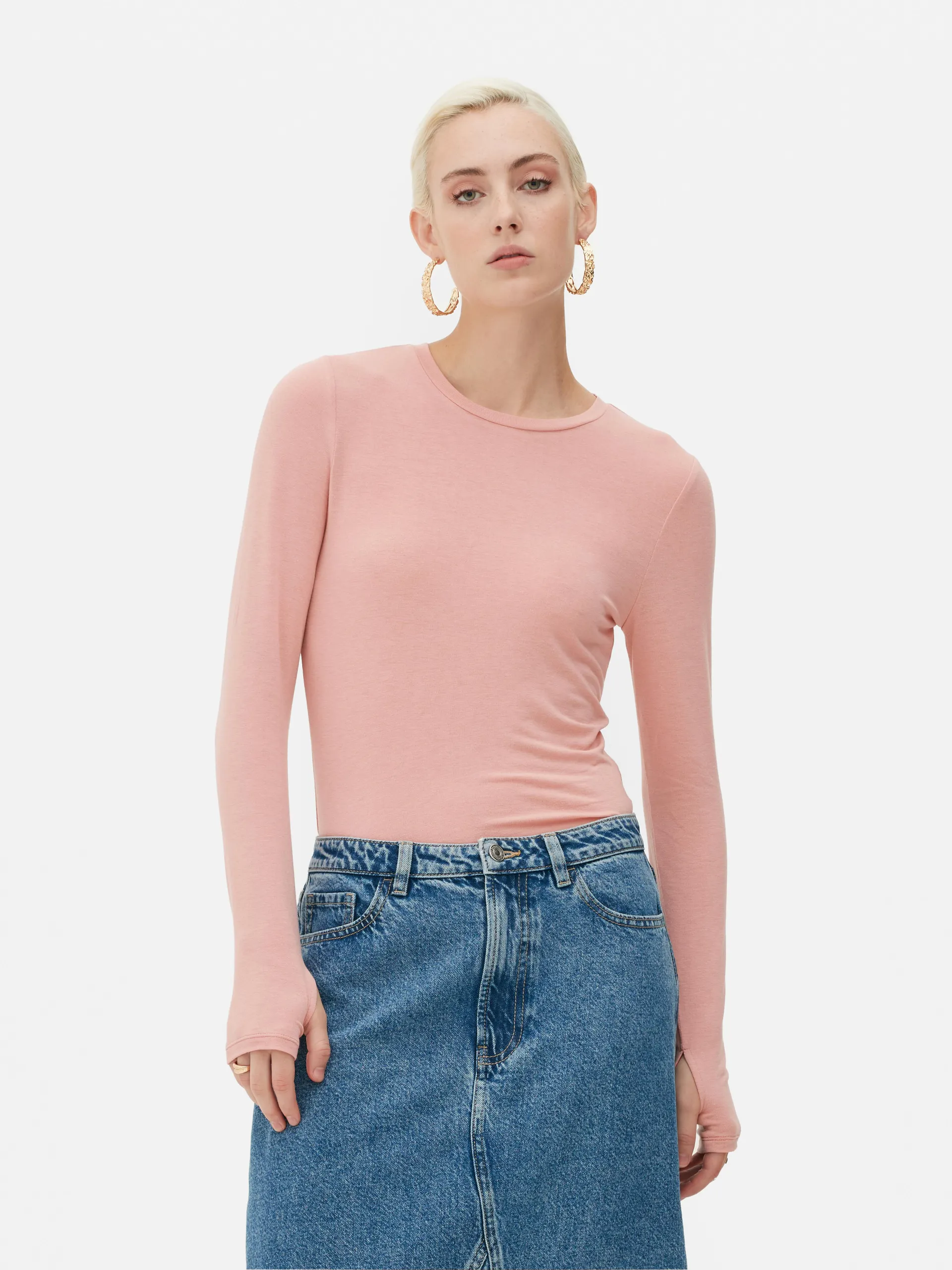 Camisola manga comprida malha Rita Ora